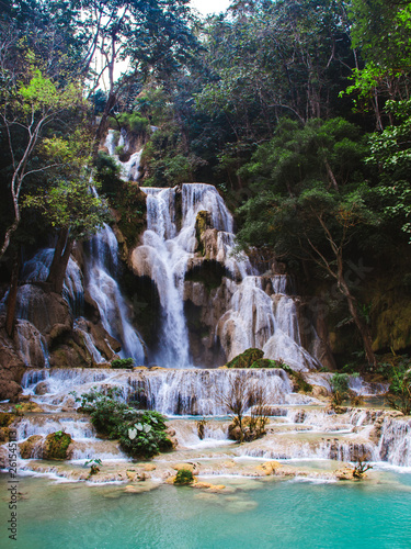 Kuangsi waterfall in Luangprabang