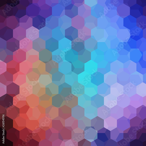 Abstract hexagons vector background. Colorful geometric vector illustration. Creative design template.