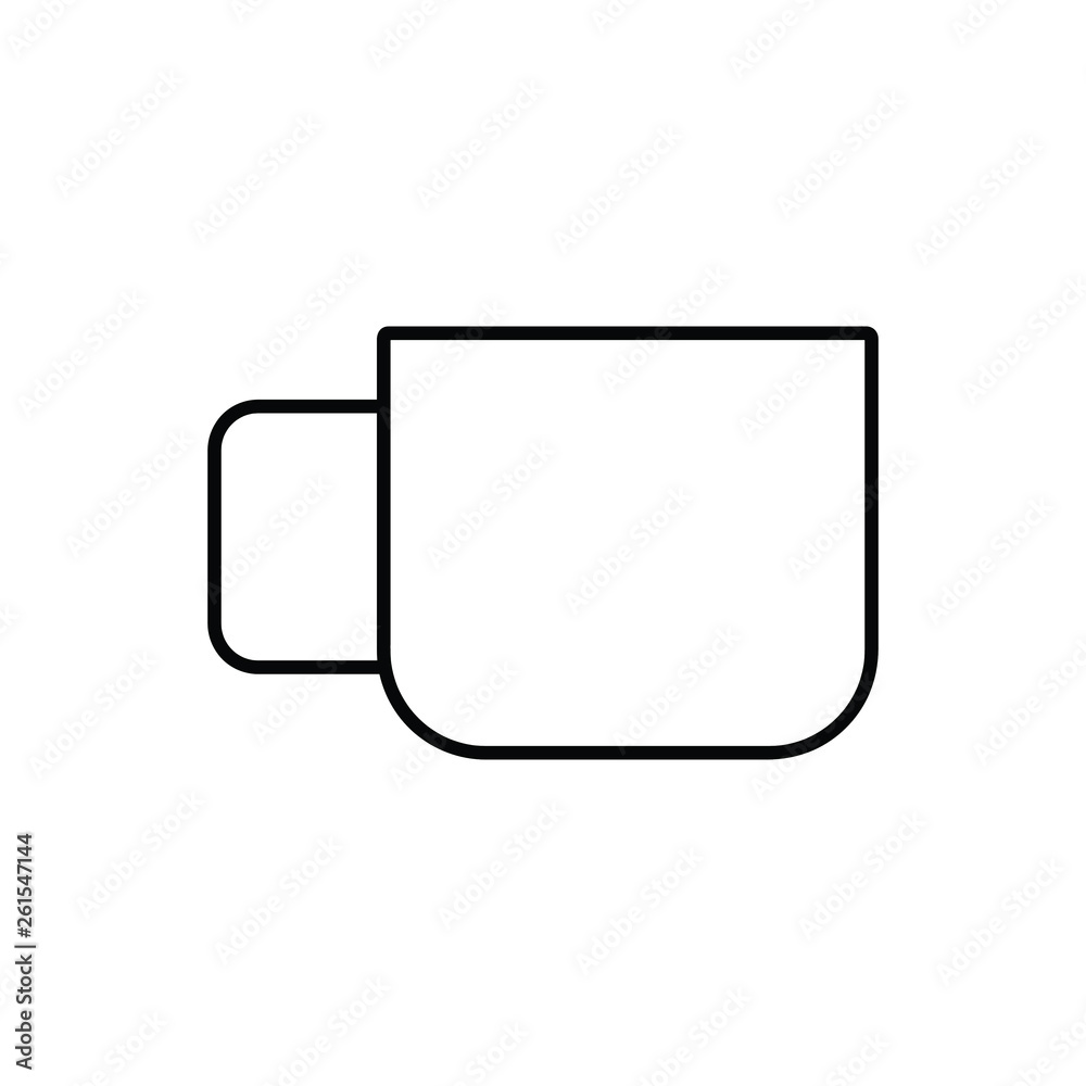 coffee smile Outline Icon Symbol coffee smile Outline Icon Symbol