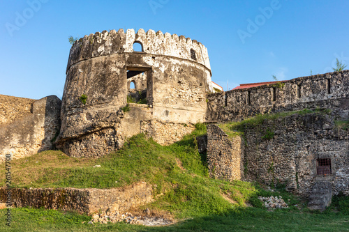 The Old Fort Ngome Kongwe Stone Town in Unguja aka Zanzibar Island Tanzania East Africa photo
