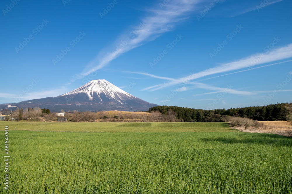 Fototapeta premium landscape with mountains and clouds