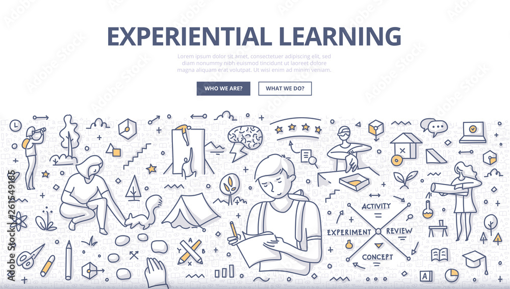 Experiential Learning Doodle Concept Experiential Learning Doodle Concept