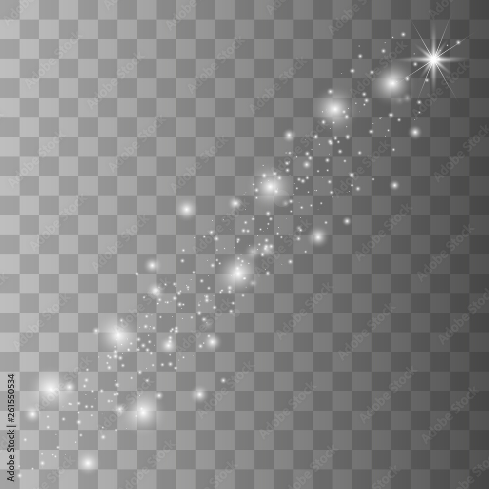 White sparks glitter special light effect. White sparks glitter special light effect.