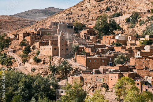 Canvas Print Imlil in the Atlas Mountains of Morocco