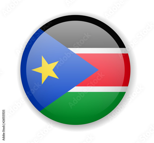 South Sudan flag round bright icon on a white background Free Download South Sudan flag round bright icon on a white background - GFXLoad
