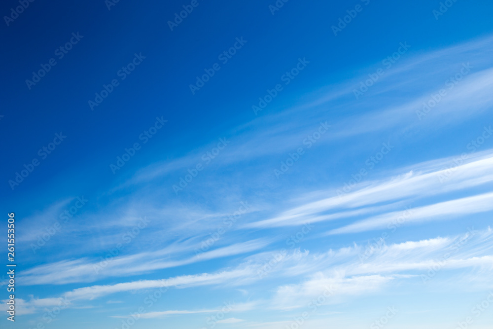 Obraz premium blue sky with clouds . nature background