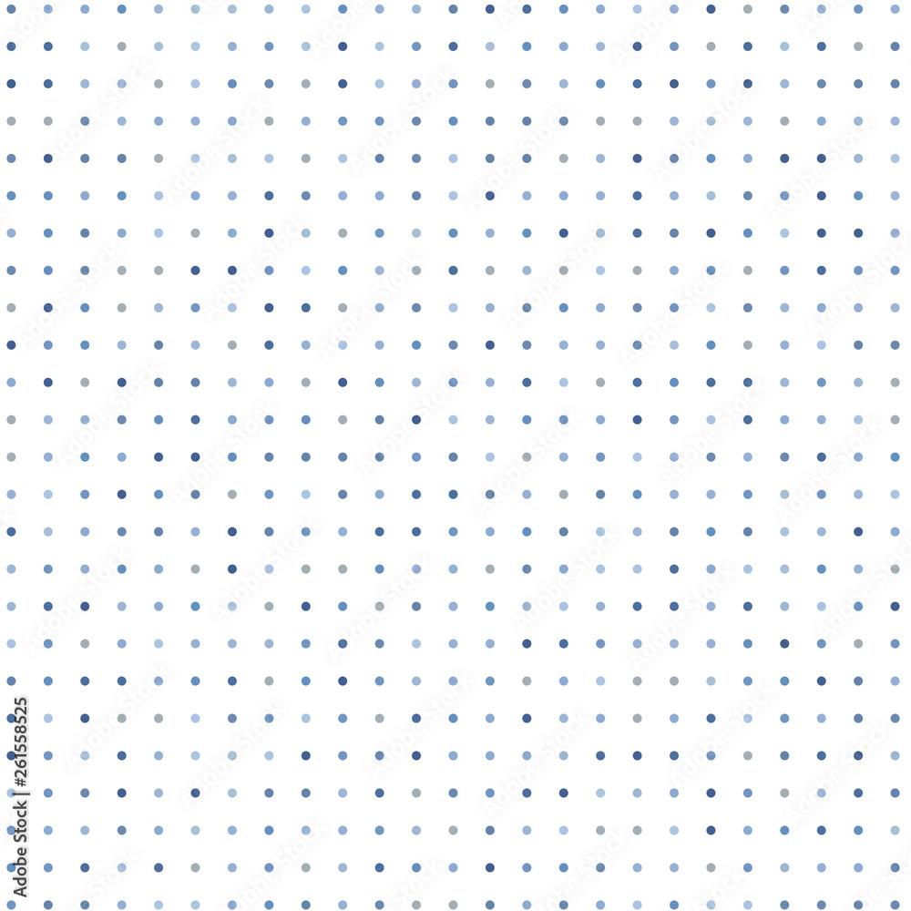 Blue points dots on white background Blue points dots on white background