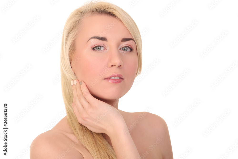 Beauty portrait of a young beautiful woman Beauty portrait of a young beautiful woman