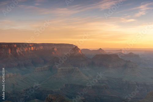 Sunrise at the grand canyon south rim © Susan