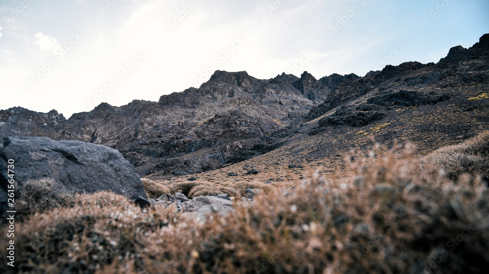 Hiking Toubkal, the Highest Peak in the High Atlas Mountains of Morocco Hiking Toubkal, the Highest Peak in the High Atlas Mountains of Morocco