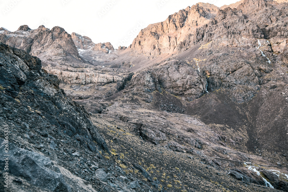 Hiking Toubkal, the Highest Peak in the High Atlas Mountains of Morocco Hiking Toubkal, the Highest Peak in the High Atlas Mountains of Morocco