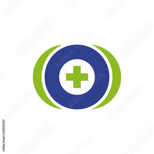 Medical icon logo design vector template