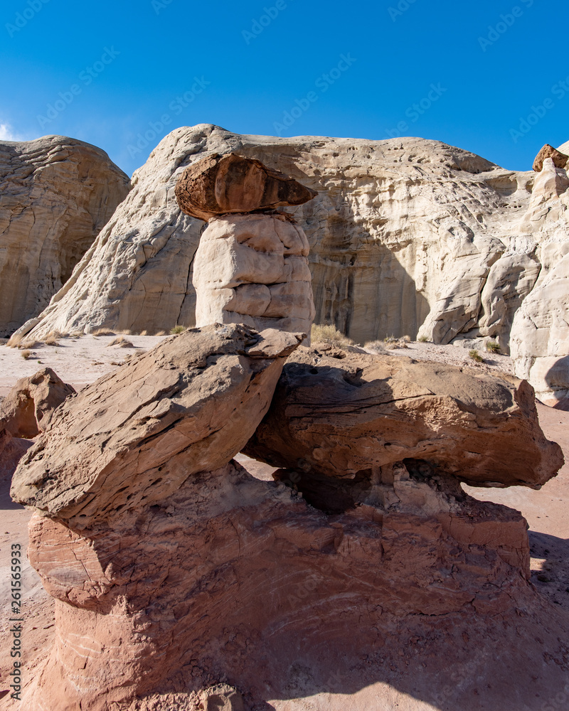 Toadstools trailhead in utah