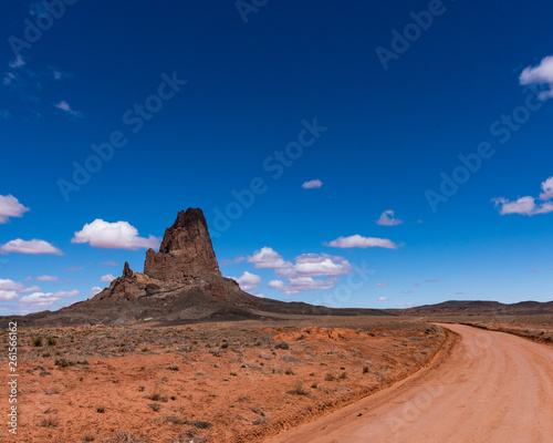 lanscape with sky and rock formation