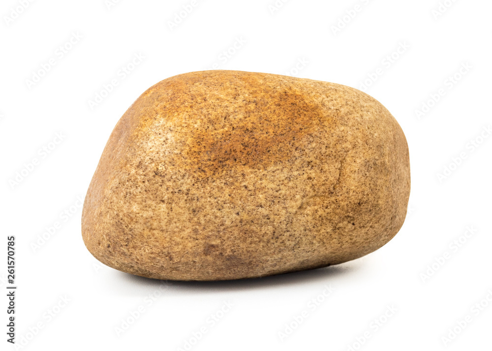 Brown stone isolated on white background. Garden stones for decoration on pathway. ( Clipping path ) Brown stone isolated on white background. Garden stones for decoration on pathway. ( Clipping path )