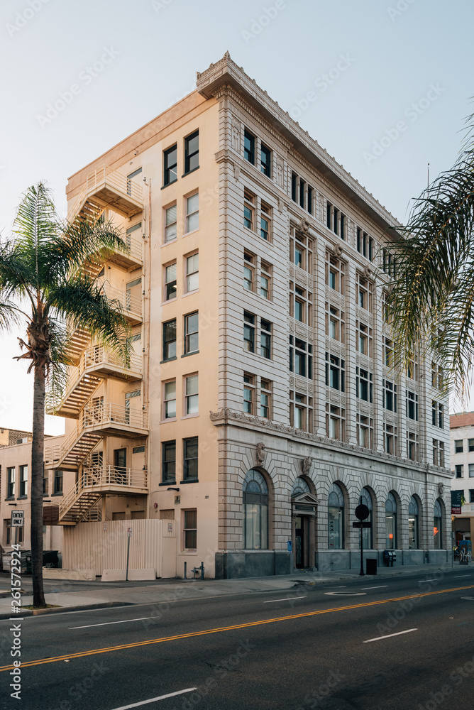 Historic building in downtown Santa Ana, California