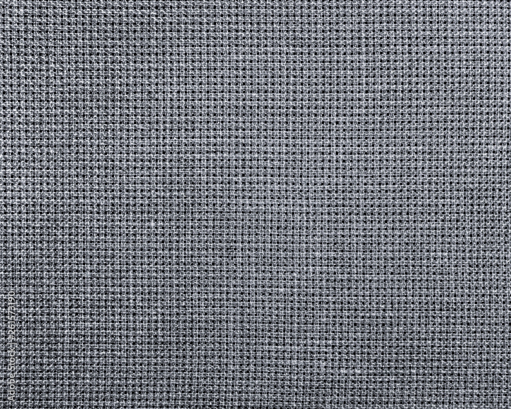 Textured gray natural fabric Textured gray natural fabric