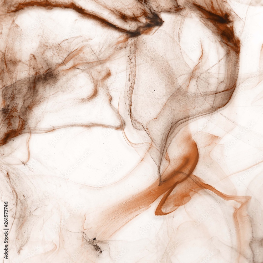 Obraz premium Isolated orange fog on the white background, smoky effect for photos and artworks. Overlay for photos.