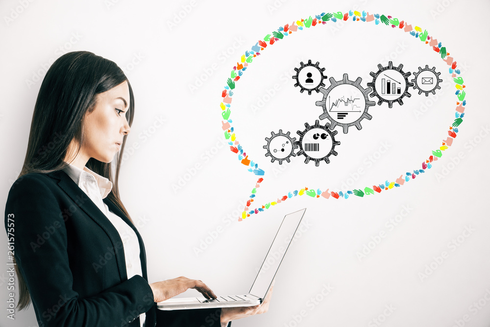 Communication and engineering concept Communication and engineering concept