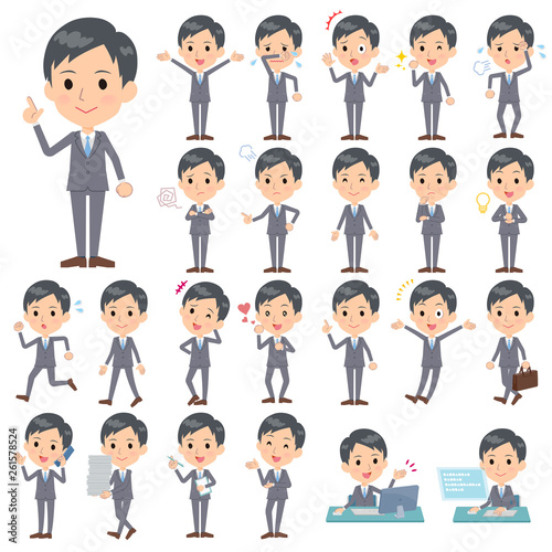 Gray Suit Businessman_emotion