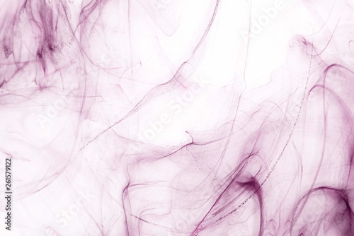 Isolated pink fog on the white background  smoky effect for photos and artworks. Overlay for photos.