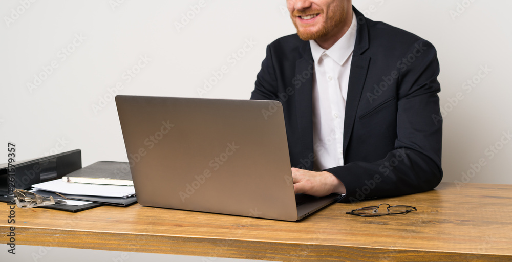 Businessman in a office Businessman in a office