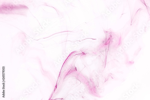Isolated pink fog on the white background, smoky effect for photos and artworks. Overlay for photos.