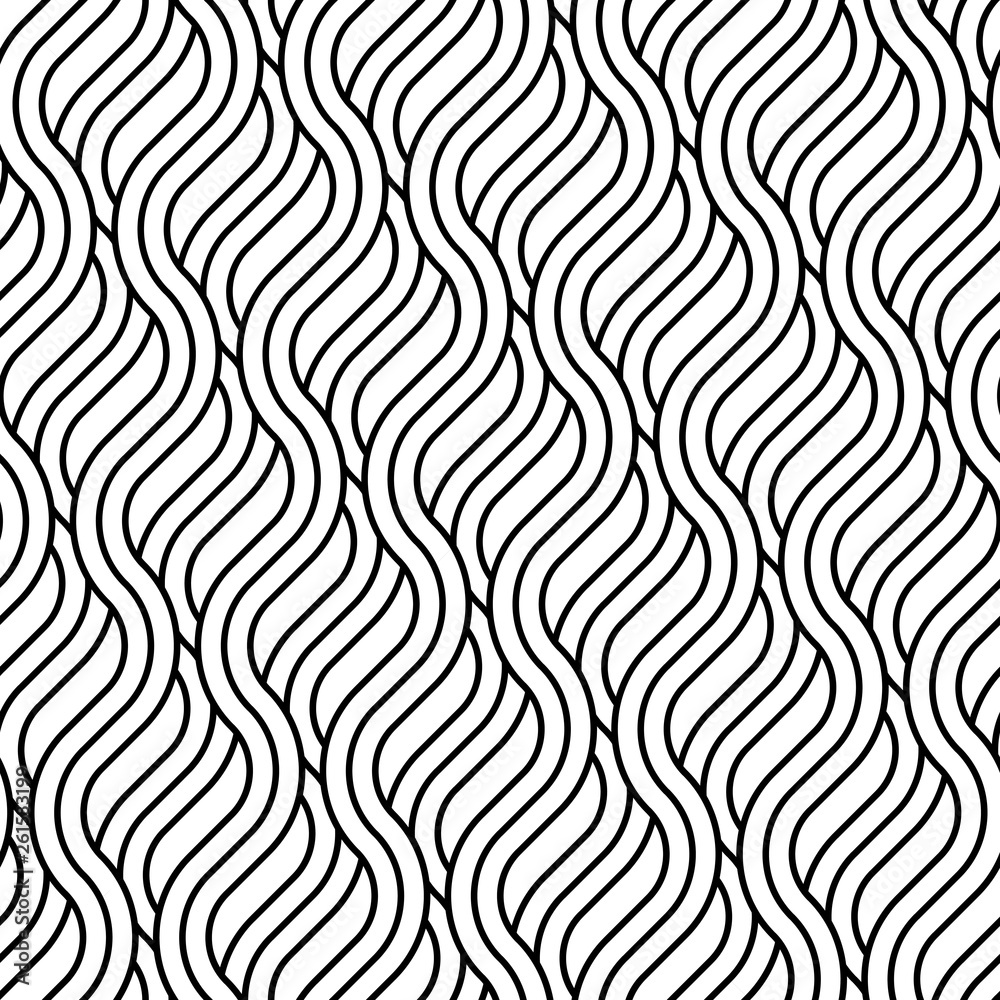 Design seamless monochrome zigzag pattern Design seamless monochrome zigzag pattern