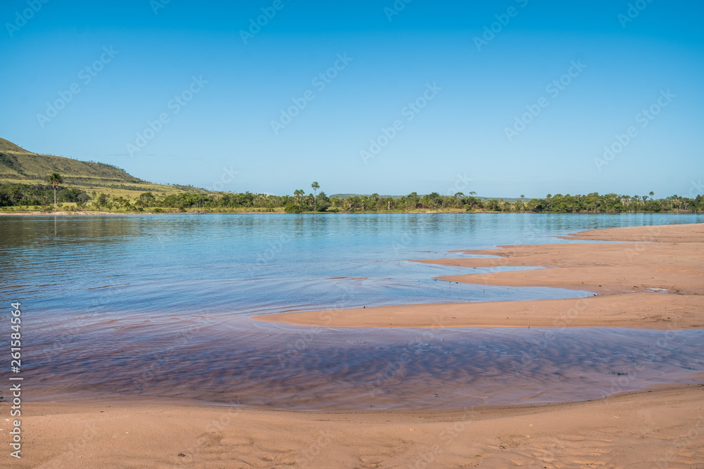 Mayupa island beach. Canaima National Park, Venezuela Mayupa island beach. Canaima National Park, Venezuela
