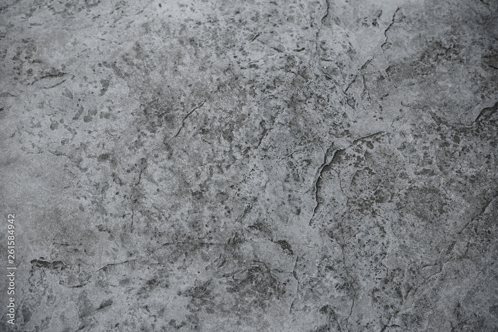 Fototapeta premium Grunge concrete cement wall with crack texture background.
