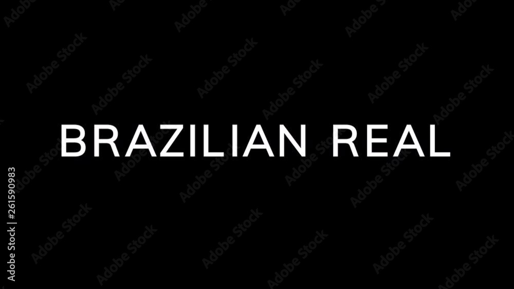 From the Glitch effect arises Currency name BRAZILIAN REAL. Then the TV turns off. Alpha channel Premultiplied - Matted with color black From the Glitch effect arises Currency name BRAZILIAN REAL. Then the TV turns off. Alpha channel Premultiplied - Matted with color black