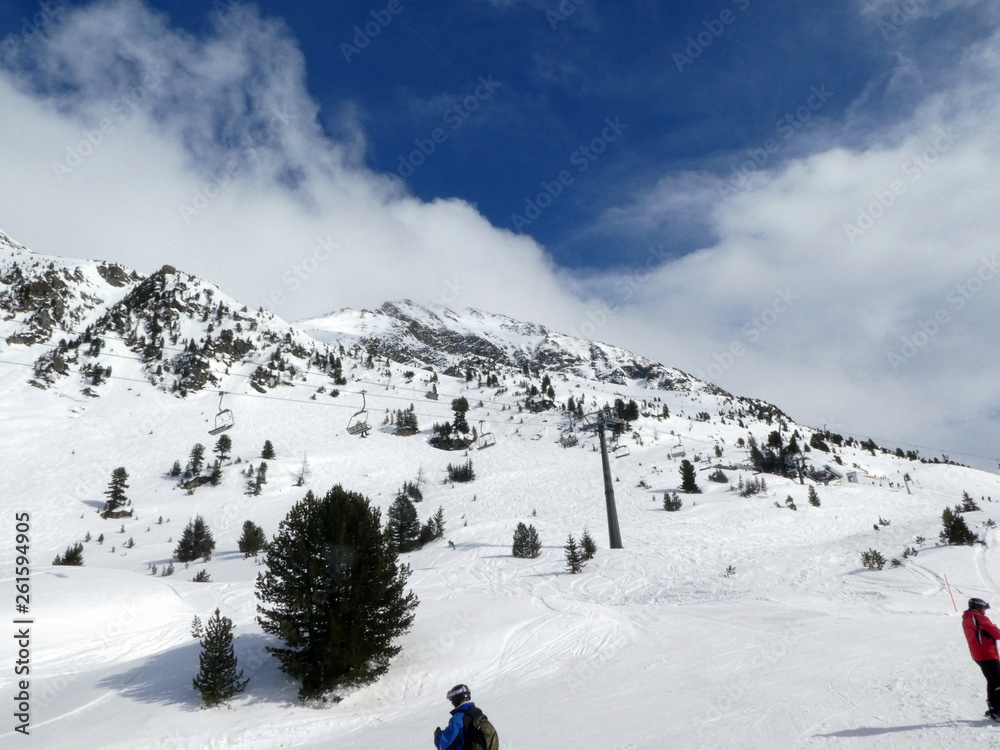 Blick von der Bergstation Edelweissbahn auf Obertauern