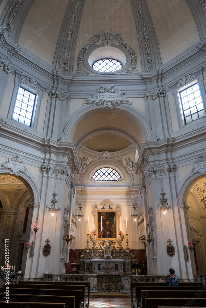 Inside Santa Maria del Suffragio Church in Ravenna