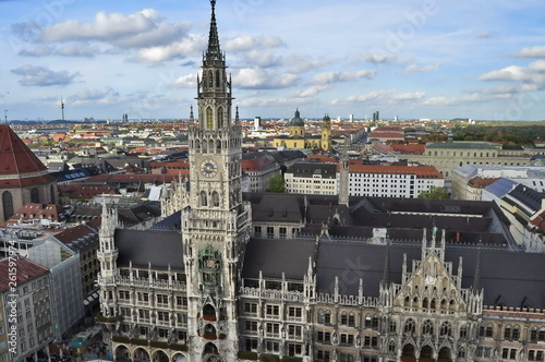 Town hall of Munich  Germany