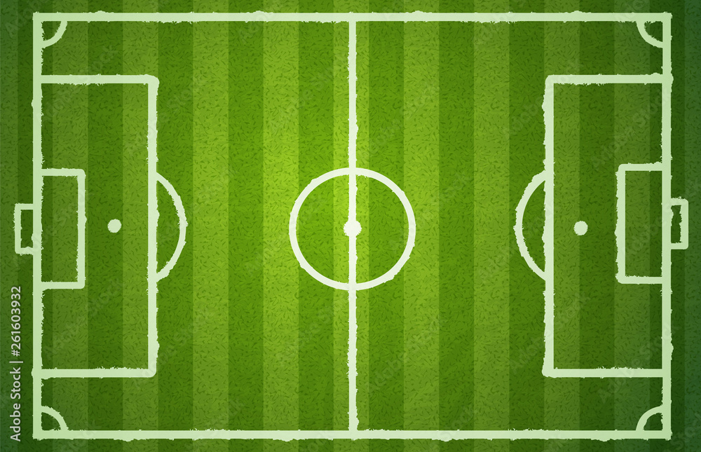 Football green field. Football green field.