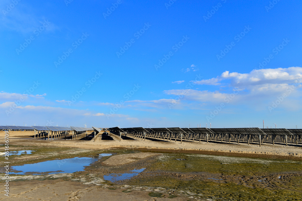 Solar panels green energy