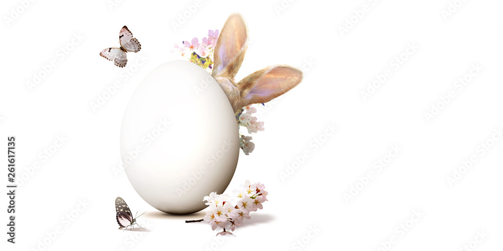 Fototapeta Wielkanocny kolaż z Easter bunny