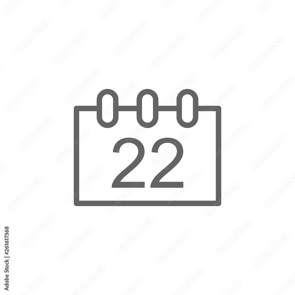 mothers day calendar outline icon. Element of mothers day illustration icon. Signs and symbols can be used for web, logo, mobile app, UI, UX mothers day calendar outline icon. Element of mothers day illustration icon. Signs and symbols can be used for web, logo, mobile app, UI, UX