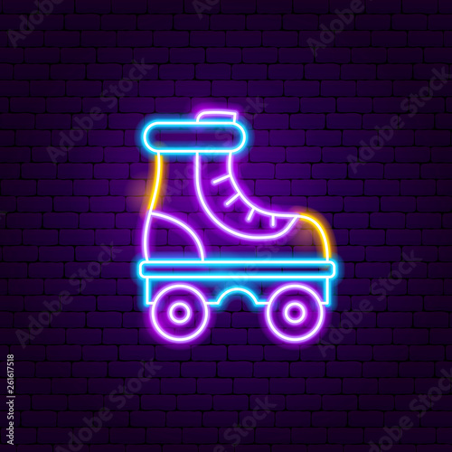 Roller Skate Neon Label