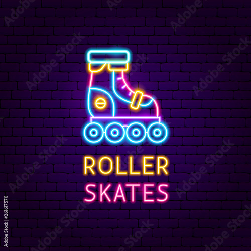 Roller Skates Neon Label