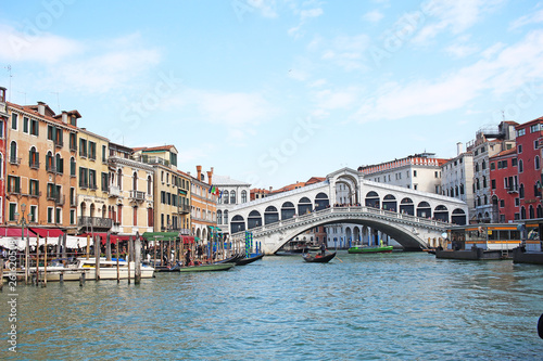 Venice Venezia Italy 2019 march city view from ship. Renaissance Buildings in sea © TrainedPets
