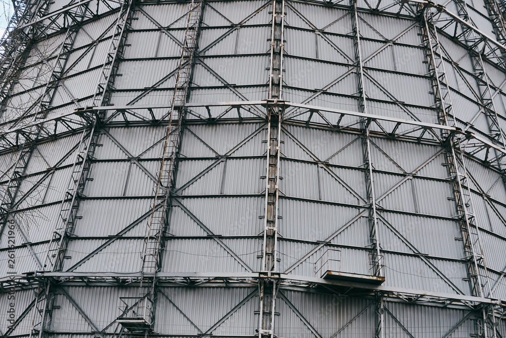 Fototapeta premium big pipe inside the factory