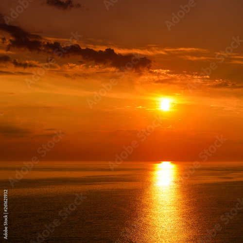 Sunrise over sea