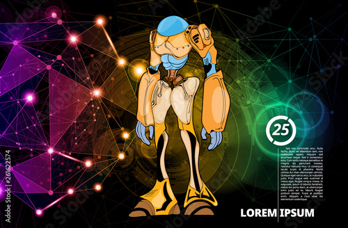 Robot, vector illustration