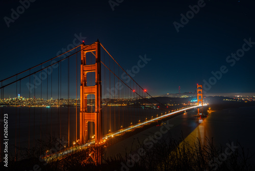 San Francisco Golden Gate Bridge at Night