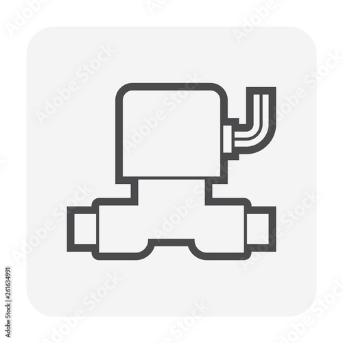 solenoid icon black
