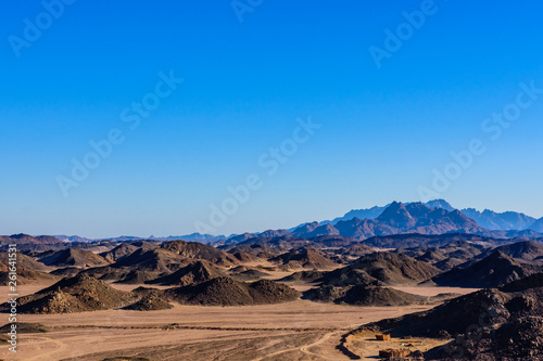 Mountains in Arabian desert not far from the Hurghada city  Egypt