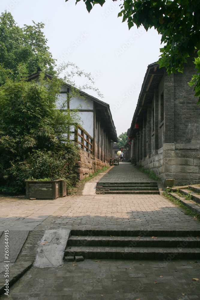 ancient town of lizhuang in sichuan,china ancient town of lizhuang in sichuan,china