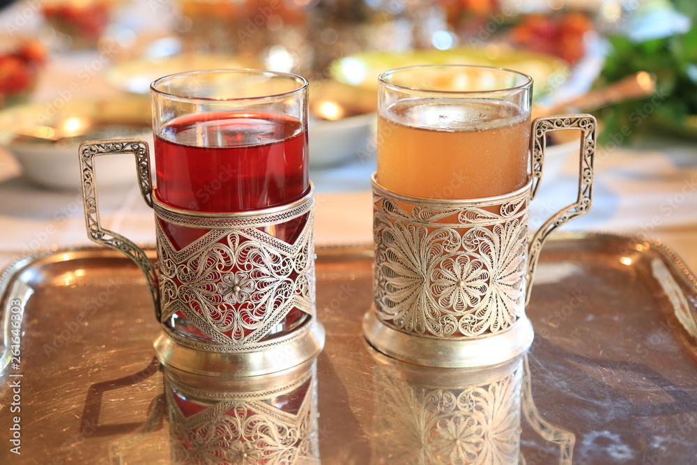 glass of beer on table