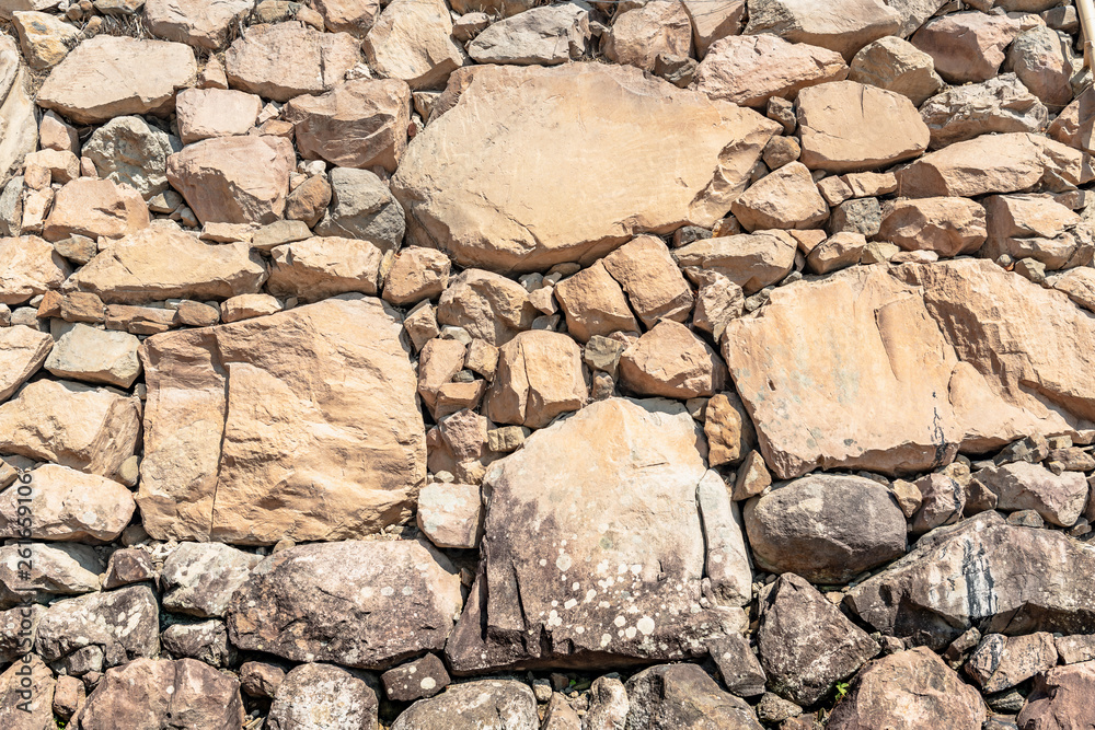 Fototapeta premium 背景素材 松江城石垣